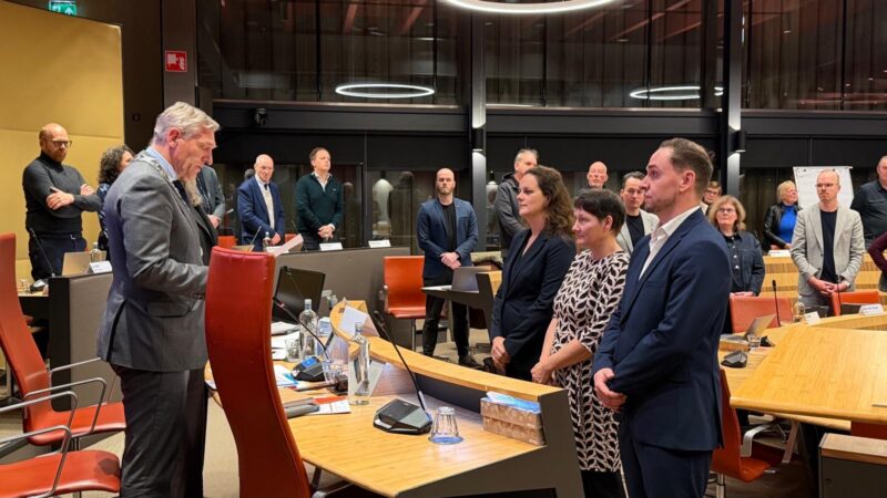 Nieuwe fractieassistenten benoemd tijdens raadsvergadering