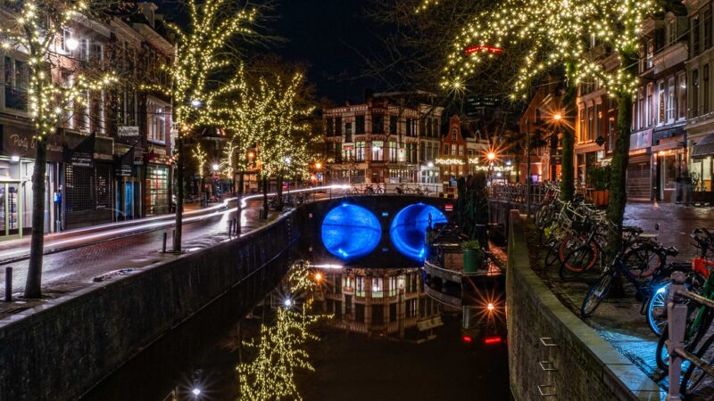 In januari proefopstelling nieuwe verlichting Nieuwestad in Leeuwarden