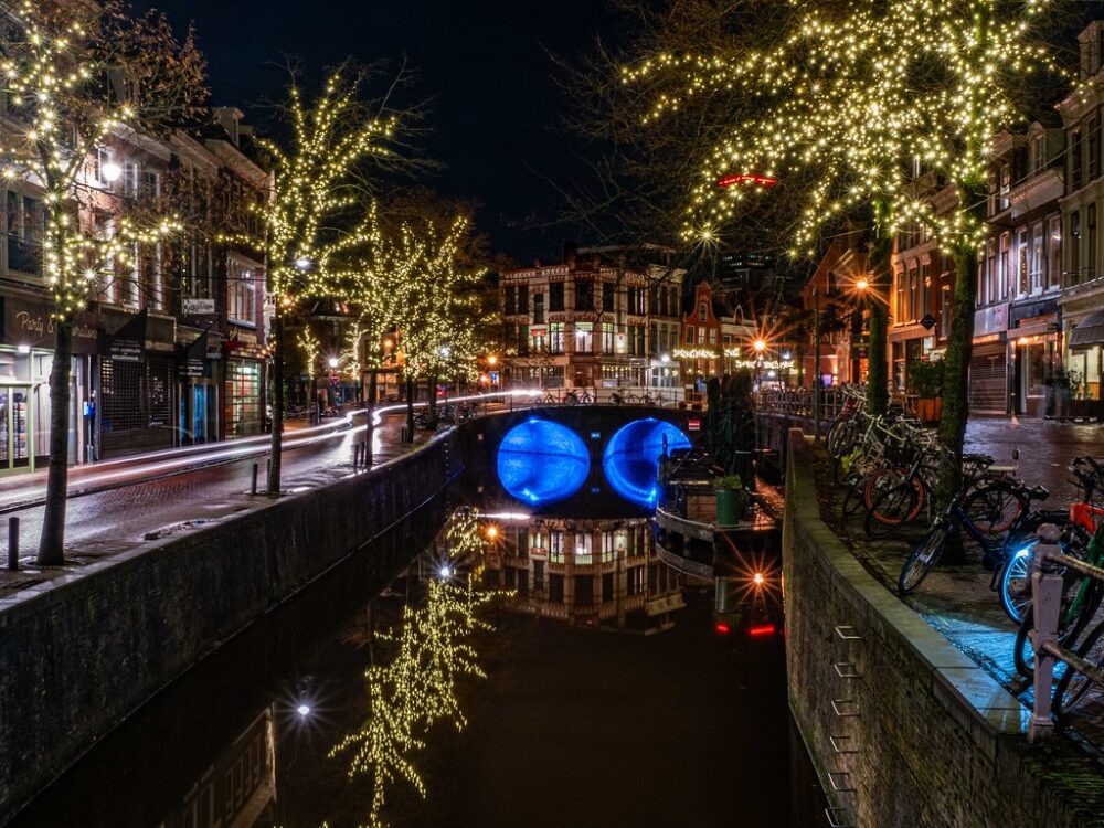 In januari proefopstelling nieuwe verlichting Nieuwestad in Leeuwarden