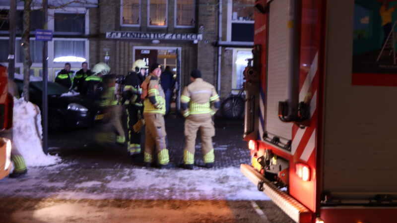 Brandweer massaal ingezet bij brand in Leeuwarder zorgpand