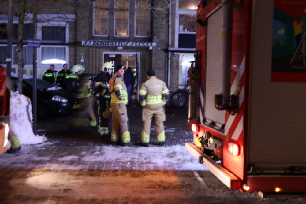 Brandweer massaal ingezet bij brand in Leeuwarder zorgpand
