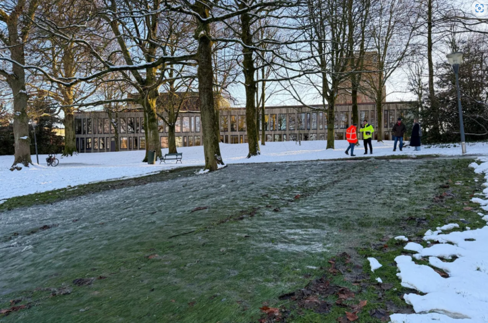 Waterlekkage in Prinsentuin