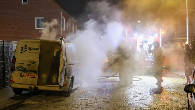Opnieuw brandstichting in bestelbusje Leeuwarden