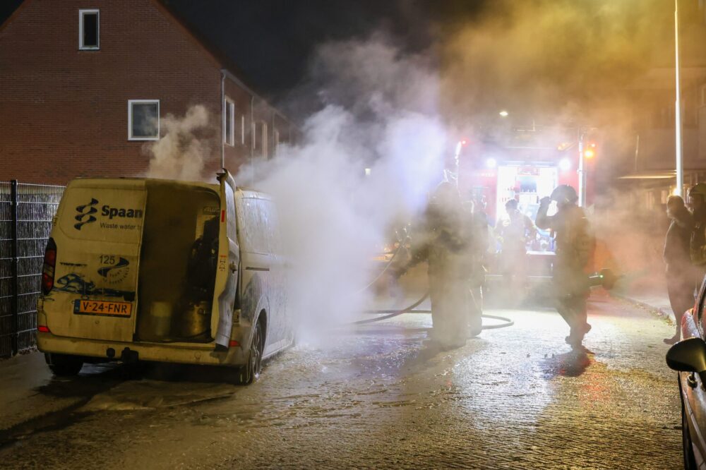 Opnieuw brandstichting in bestelbusje Leeuwarden