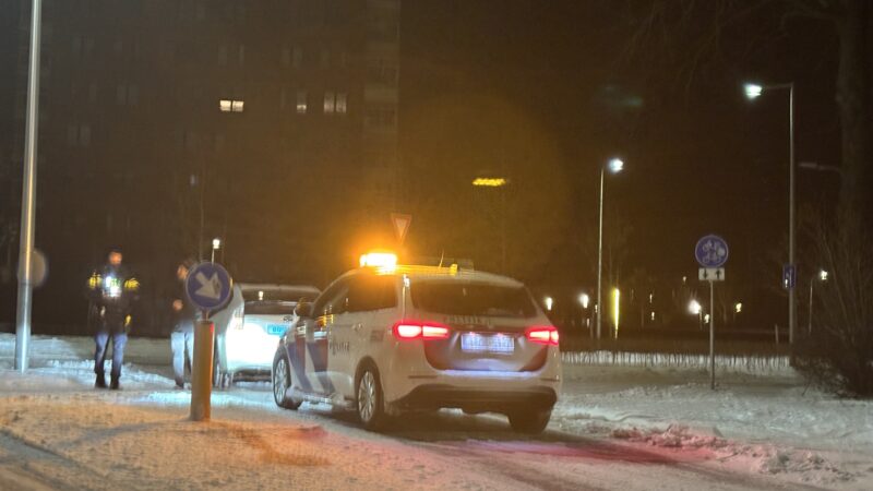 Taxi betrokken bij ongeval in de nacht in Leeuwarden