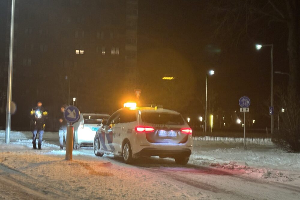 Taxi betrokken bij ongeval in de nacht in Leeuwarden