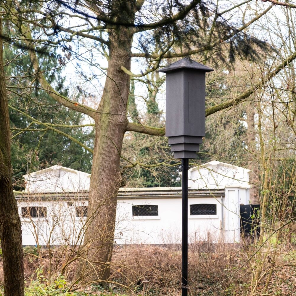 Het is geen lantaarnpaal en geen kunstwerk, maar wat is het wel?