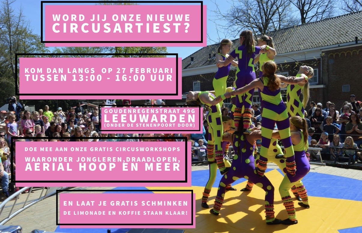 Gratis circusmiddag voor kinderen zonder vakantieplannen: ´We wilden voor de thuisblijvers wat leuks organiseren´