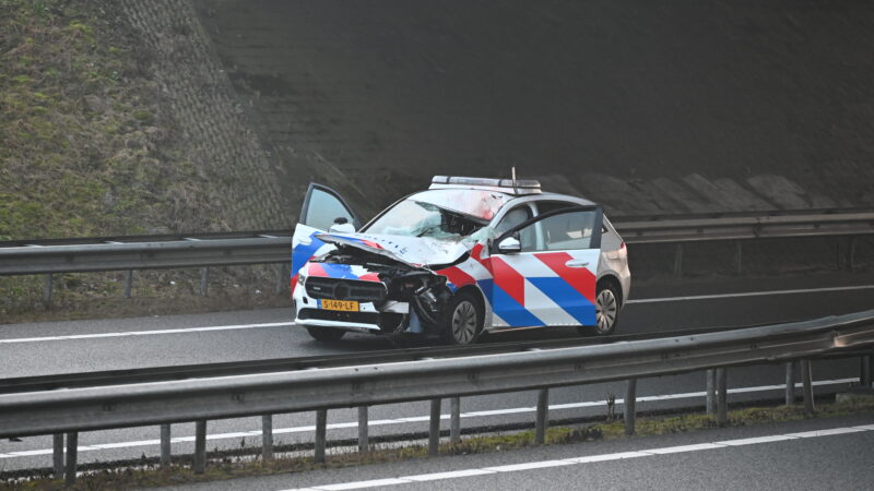 UPDATE: Man overleden na aanrijding met politieauto bij Leeuwarden