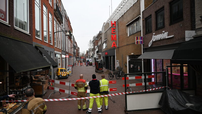 Gasleiding geraakt in Leeuwarden: deel Ruiterskwartier afgesloten