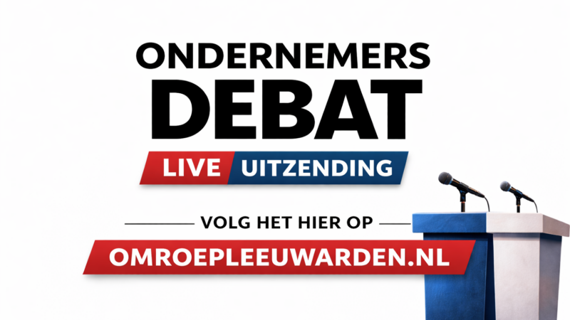 Bier & Ballen Ondernemersdebat – Live bij Omroep Leeuwarden