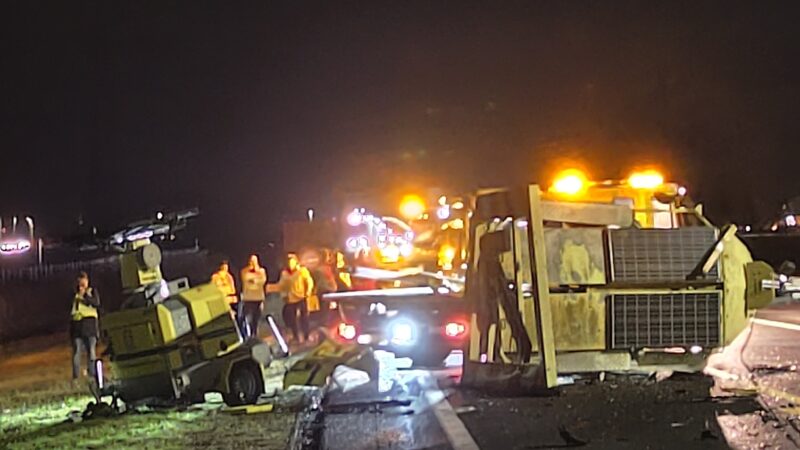 Gewonde bestuurder vlucht na ongeval bij Leeuwarden maar is na zoekactie aangehouden