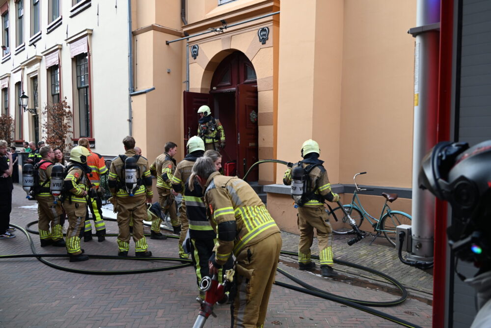 Brand in gebouw aan Bagijnestraat snel geblust