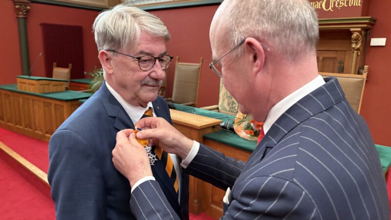 Lourens Oldersma benoemd tot  Ridder in de Orde van Oranje-Nassau