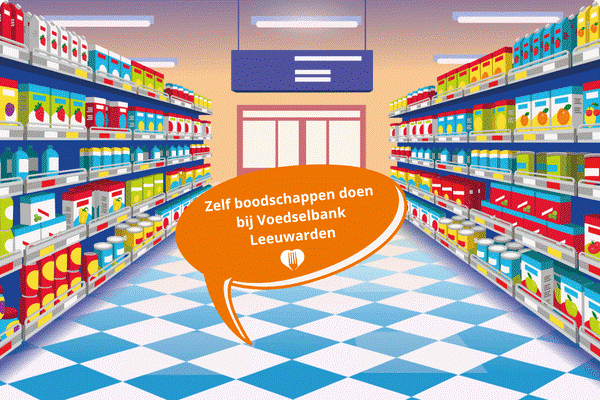 Nieuwe werkwijze Voedselbank Leeuwarden: klanten kiezen zelf hun boodschappen