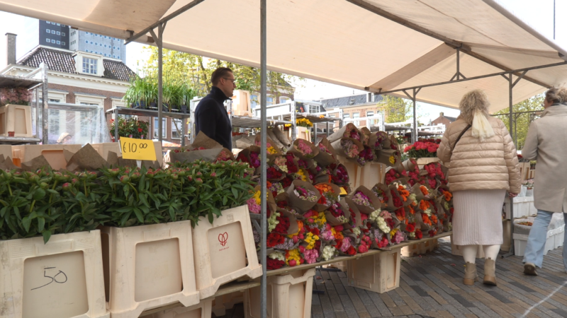 VIDEO: Leeuwarden kleurt op Hemelvaartsdag tijdens de Bloemenmarkt