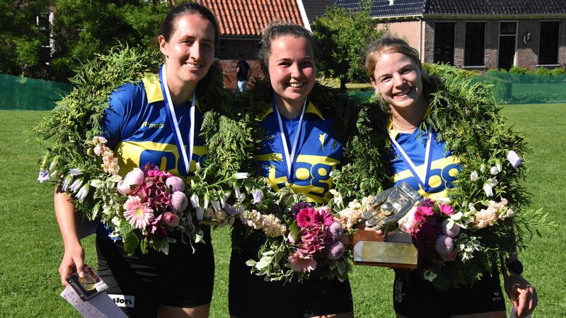 Dames LKC Sonnenborgh domineren afdelingswedstrijd in Jorwerd