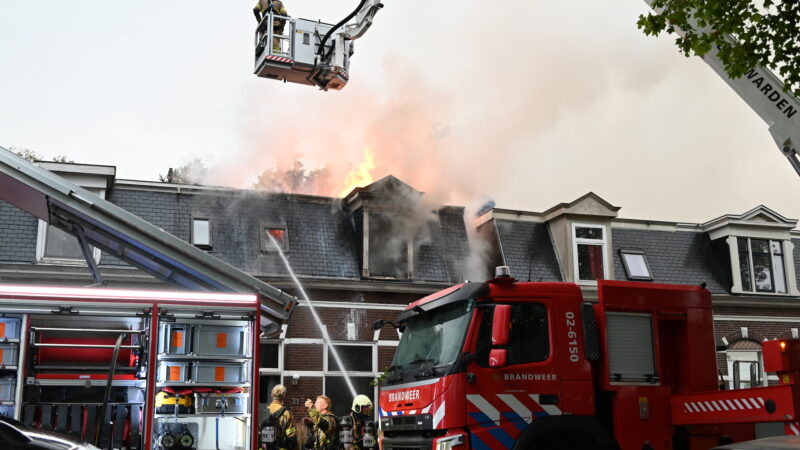 Woningbrand veroorzaakt flinke schade in Leeuwarden