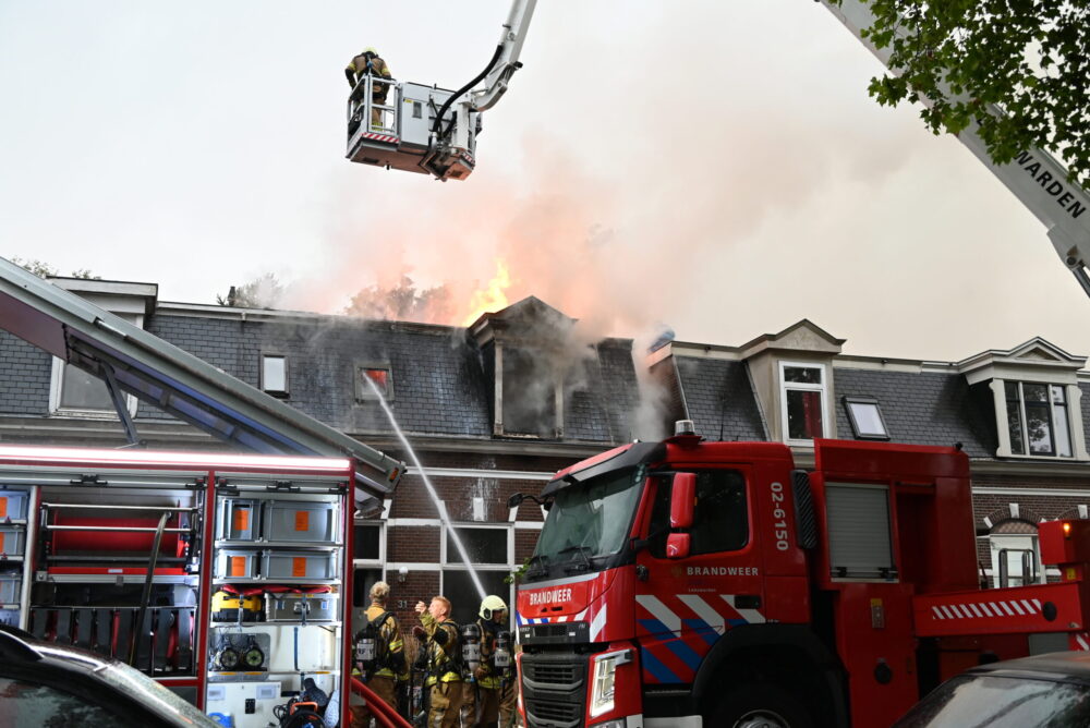 Woningbrand veroorzaakt flinke schade in Leeuwarden