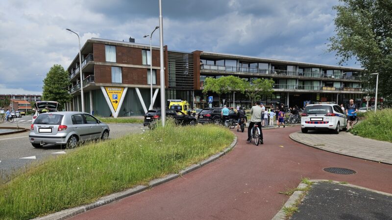 Fietser aangereden op Johannes Kolfplein in Leeuwarden