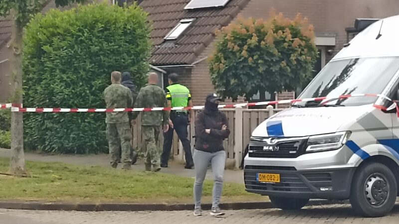 Explosieven Opruimingsdienst Defensie ingezet bij woning in Leeuwarden