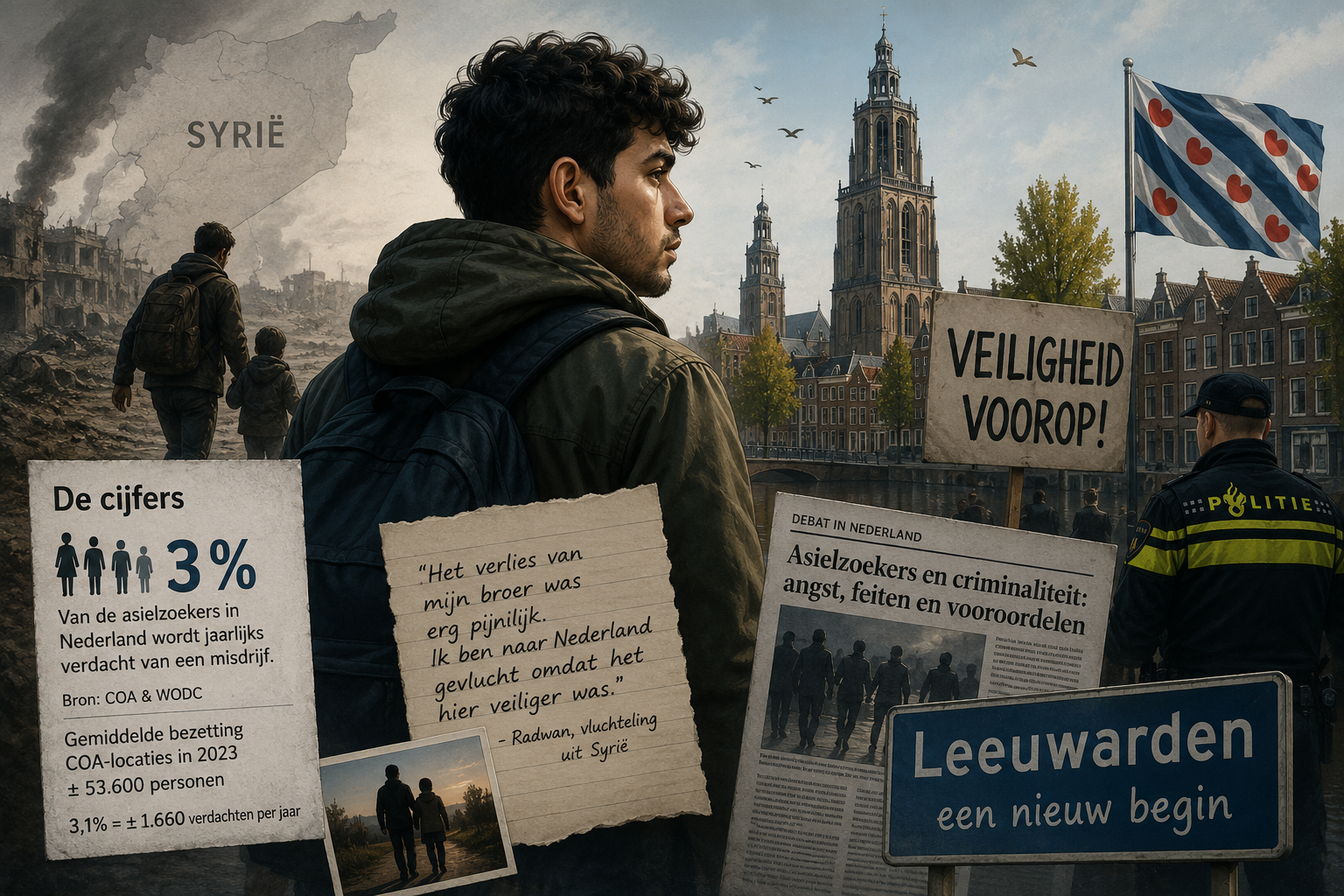 Na de dood van Lisa: hoe kijken we in Leeuwarden naar asielzoekers en criminaliteit?