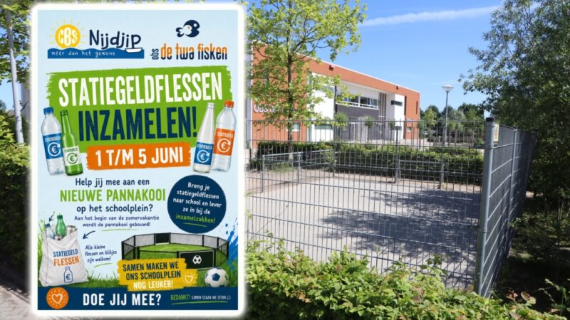 Basisscholen Grou in actie voor nieuwe pannakooi en vernieuwd schoolplein