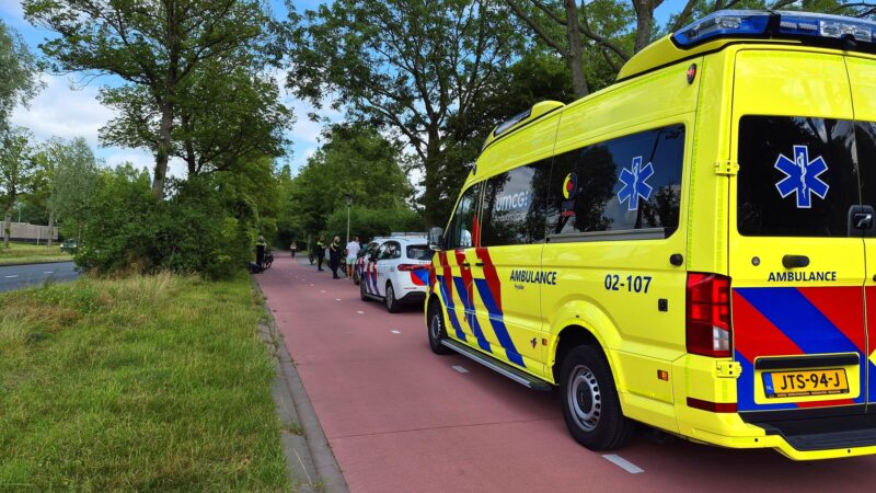 Scooter en fatbike botsen op fietspad aan Aldlânsdyk in Leeuwarden