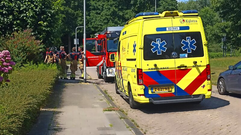 Brand in zorggebouw aan Dekamastraat in Leeuwarden