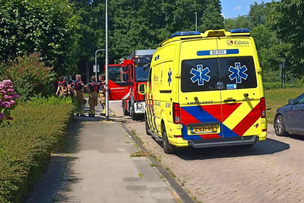 Brand in zorggebouw aan Dekamastraat in Leeuwarden