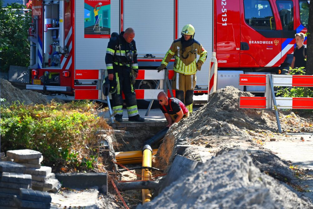 Dinsdagmiddag 25 augustus is rond 14.55 uur een gaslek ontstaan aan de Hoekstersingel in Leeuwarden.
