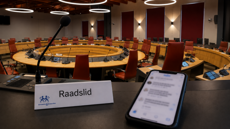 Gemeente Leeuwarden ziet verharding op sociale media, maar heeft bedreigingen van lokale politici niet in beeld