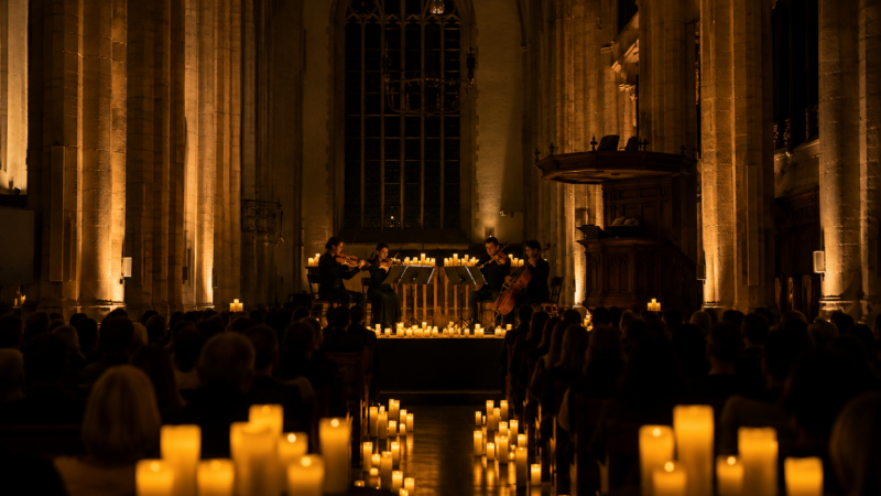 Muziek van Hans Zimmer klinkt tijdens Candlelight-concert in Leeuwarden