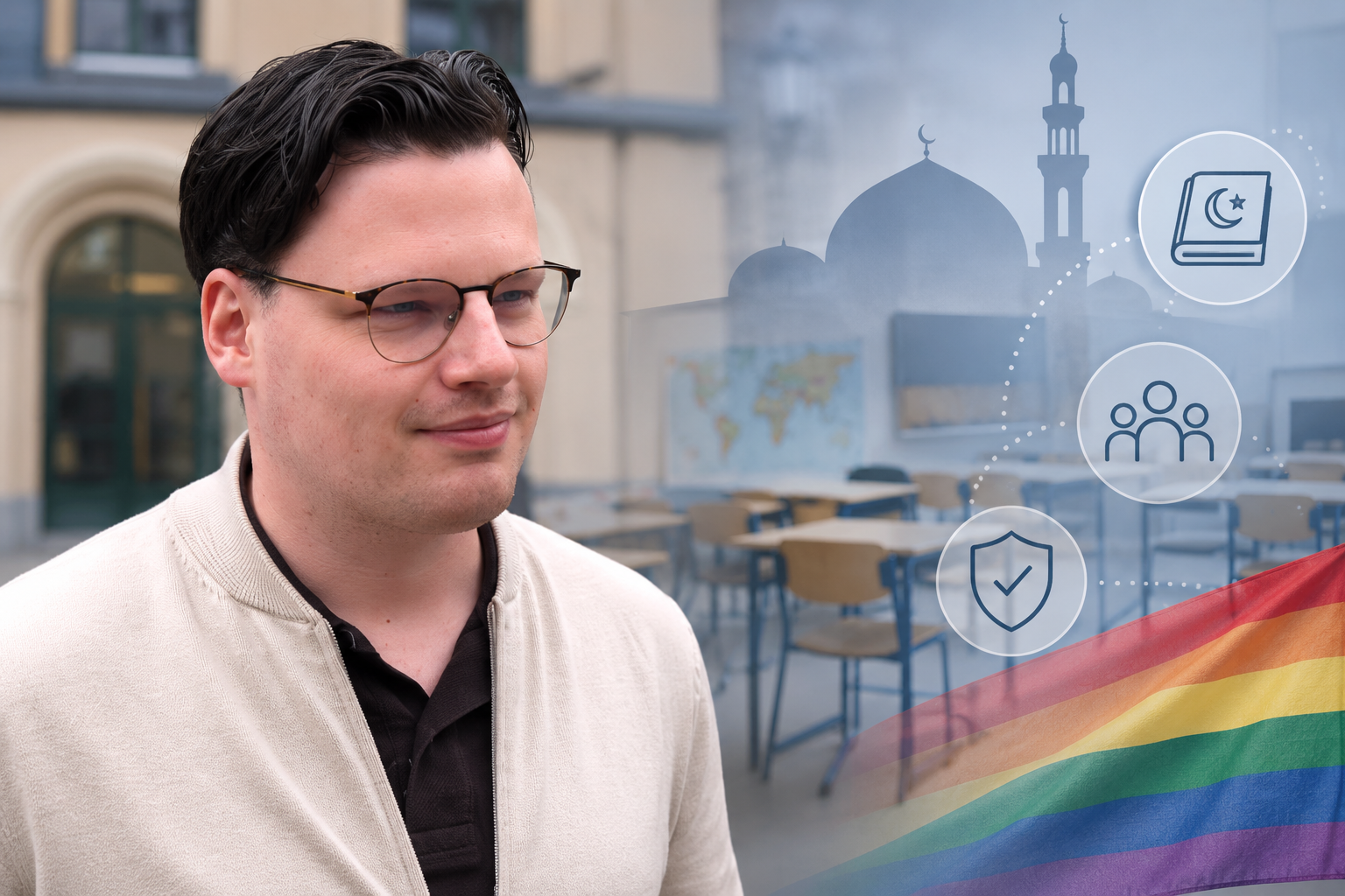 JA21 Leeuwarden stelt vragen over LHBTI+-acceptatie bij komst islamitische basisschool