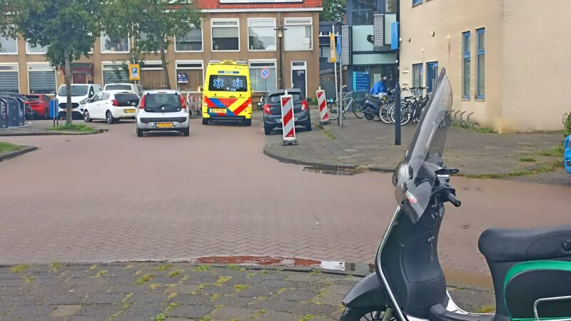 Scooterrijder gewond bij eenzijdig ongeval in Leeuwarden
