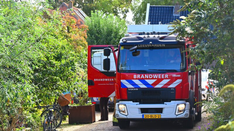 Woningbrand in afzuigkap aan Oan ‘e Dyk in Snakkerburen