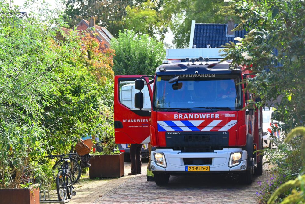 Woningbrand in afzuigkap aan Oan ‘e Dyk in Snakkerburen