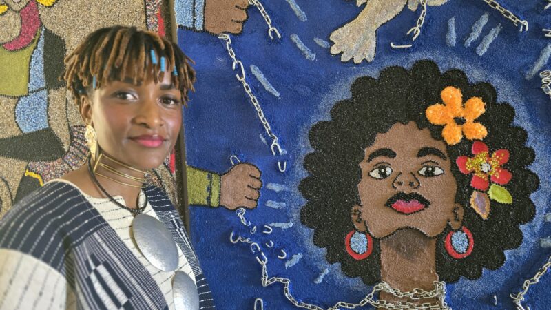 Monica Ntege Jolo maakt kunst die je niet alleen bekijkt, maar ook kunt voelen