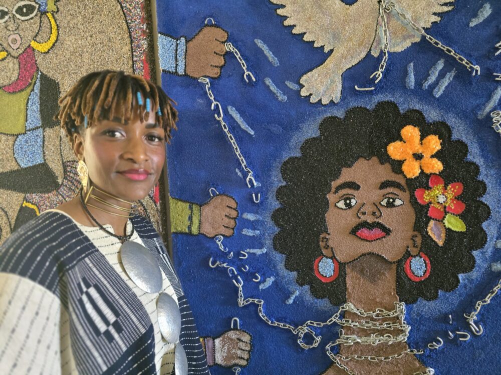 Monica Ntege Jolo maakt kunst die je niet alleen bekijkt, maar ook kunt voelen