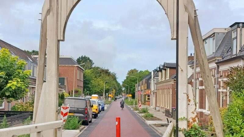 Fietsstraat Huizumerlaan is klaar