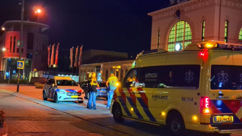 Steekincident op Stationsplein in Leeuwarden