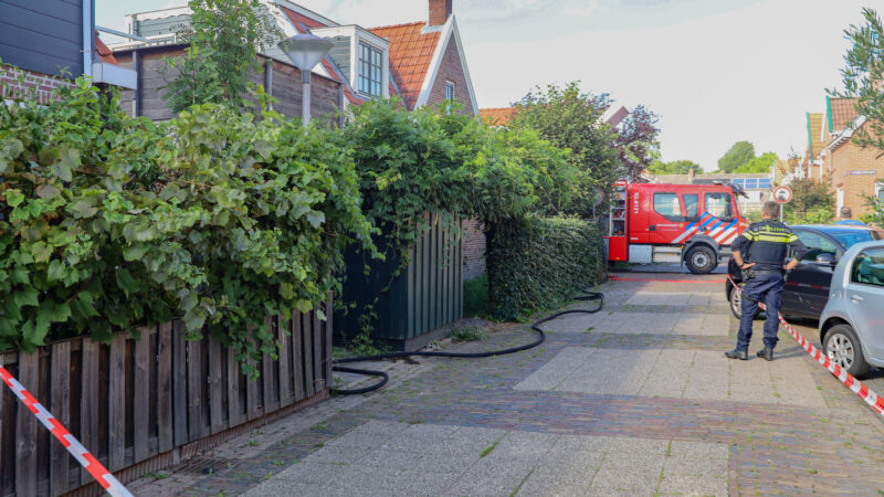 Woningbrand aan Tuinbouwstraat in Leeuwarden
