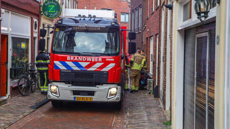 Brandende wasmachine zorgt voor inzet brandweer in binnenstad