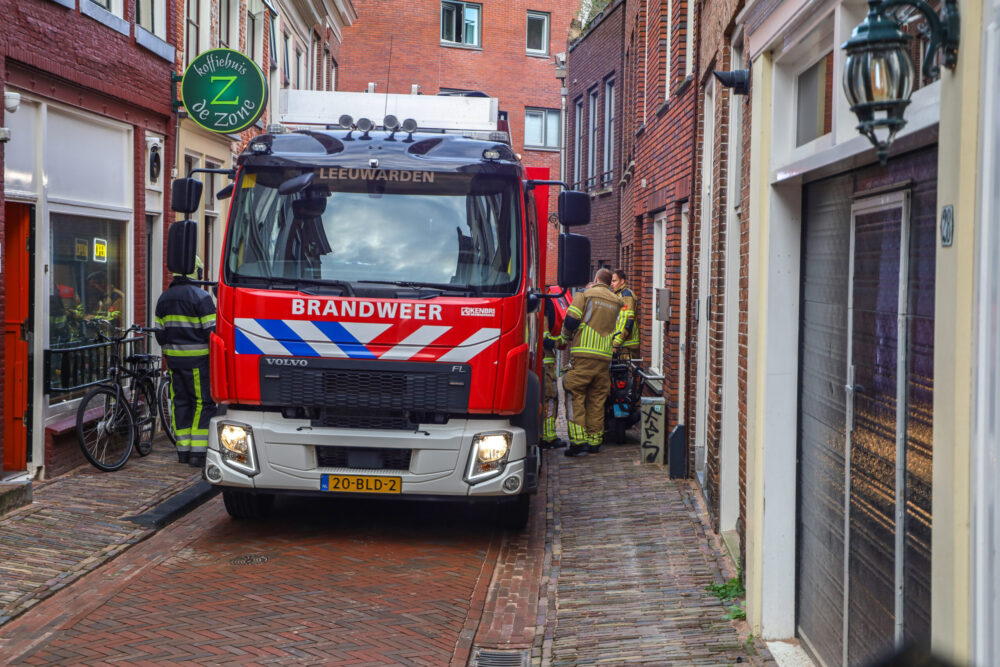 Brandende wasmachine zorgt voor inzet brandweer in binnenstad