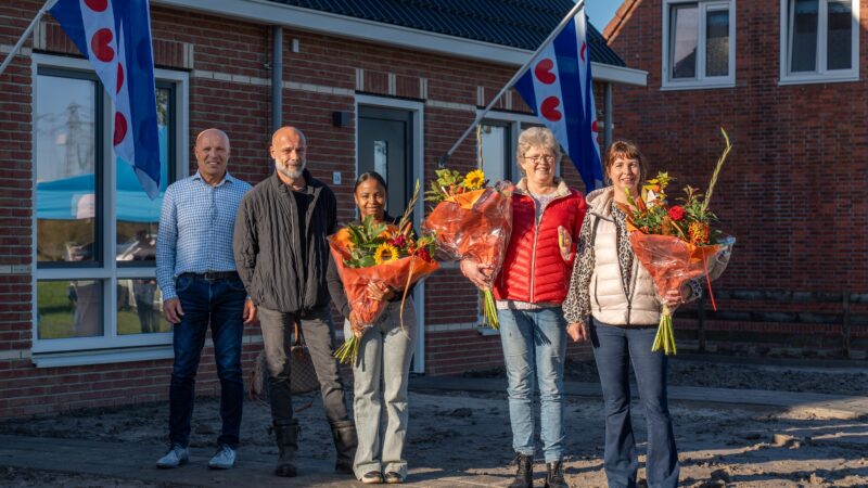 Vier nieuwe sociale huurwoningen opgeleverd in Hempens