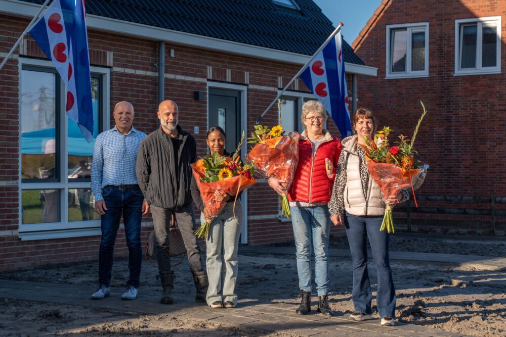 Vier nieuwe sociale huurwoningen opgeleverd in Hempens