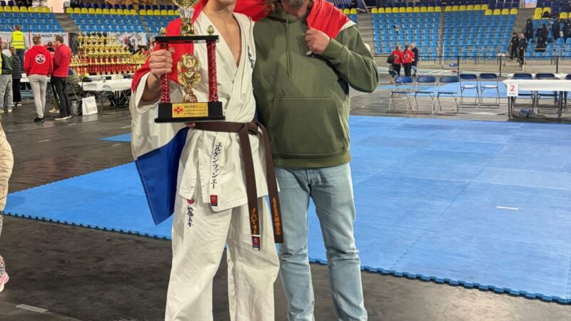 Leeuwarder Jurgen (17) verovert Europese titel karate