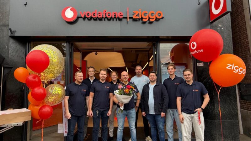 Vernieuwde Vodafone en Ziggo-winkel geopend aan Nieuwestad